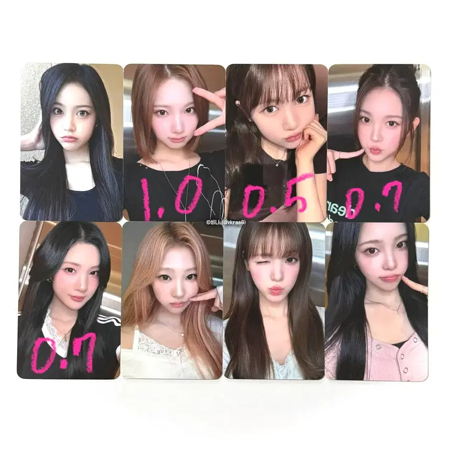 하츠투하츠 Hearts2Hearts 레몬탱 Lemontang 260720 위드뮤 영통 미공포 포카 판매 sell