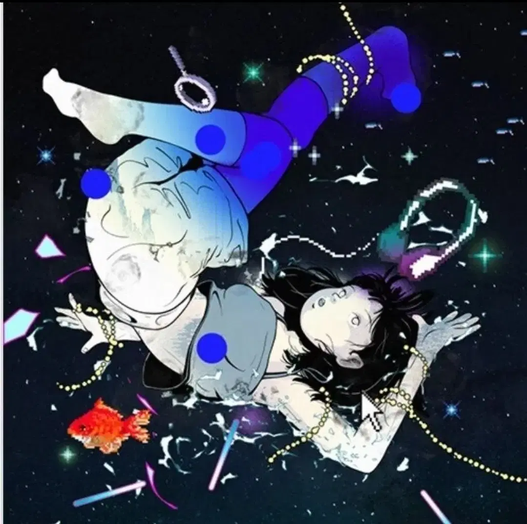 한로로 lp 이상비행 [블루 마블 컬러 LP] (미개봉)