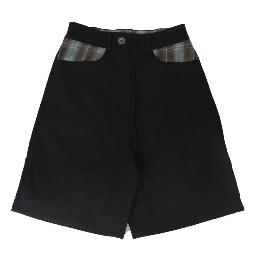 페이즈드 Fazed check pocket half carpenter pants