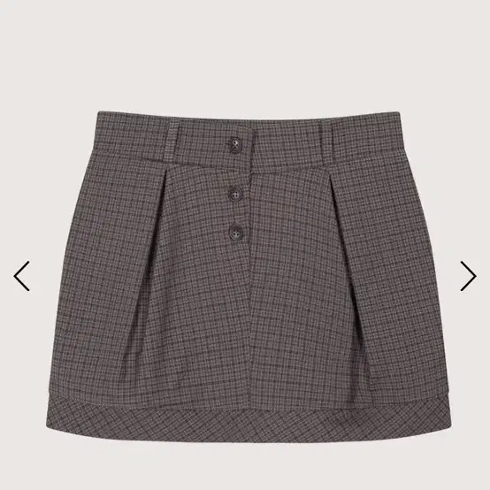 벨리아르 Pumpkin check skirt