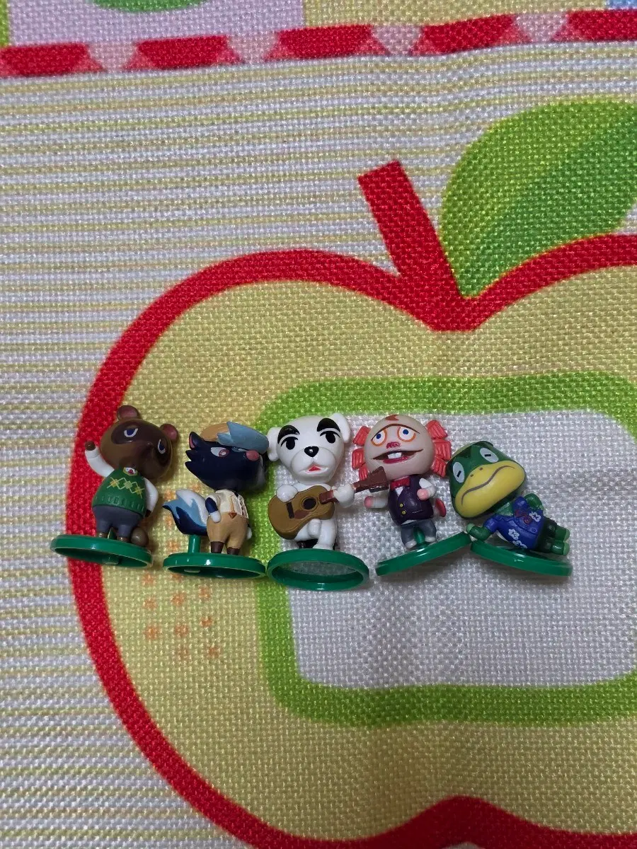 모여봐요 동물의숲 피규어 5종