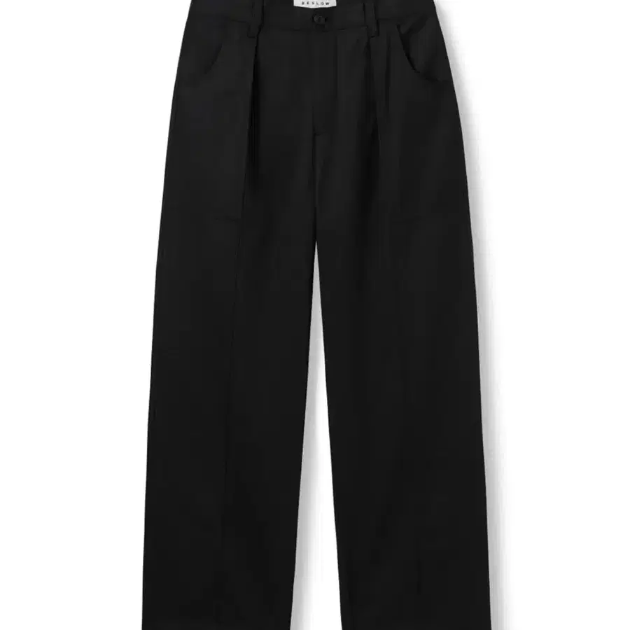 비슬로우 ONE TUCK VOLUME PANTS BLACK / 34