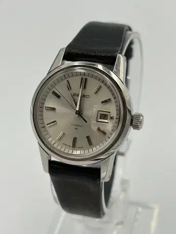 SEIKO 수동 와인딩 남성용 손목시계 2118-0230 17석 실버 다이얼
