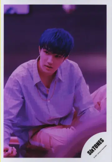 SixTONES 마스카라/피규어 제시 공식 사진 *1장