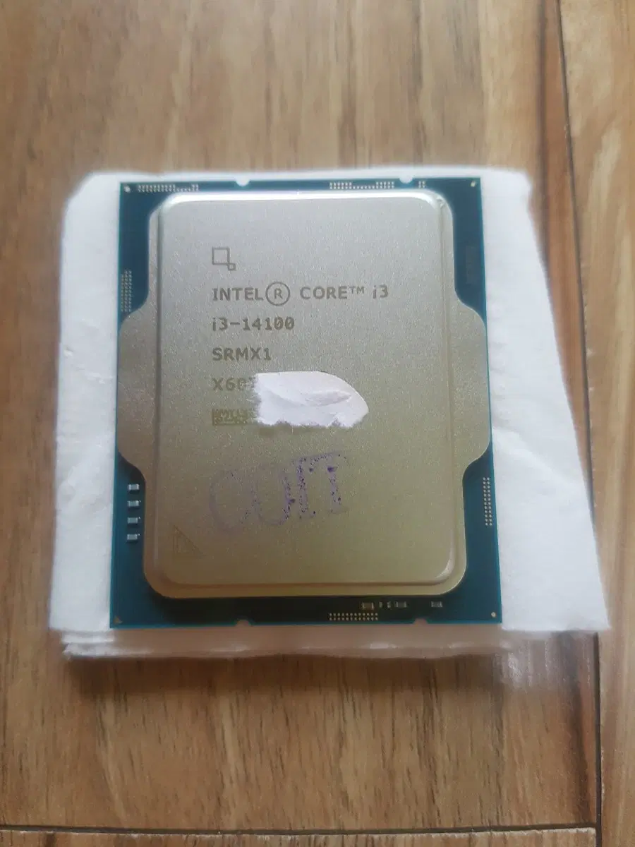 인텔 i3 14100 (랩터레이크-R / 내장그래픽 탑재) 정품 벌크 새제품 CPU 팝니다