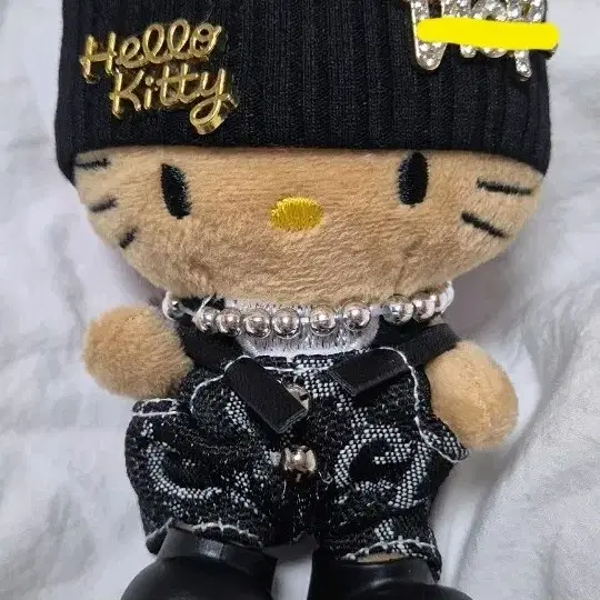 헬로키티 인형 키링 블랙