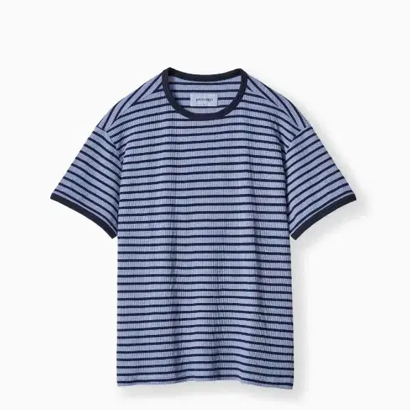이얼즈어고 반팔 티셔츠 Overdyed Waffle Cotton Ringer Tee