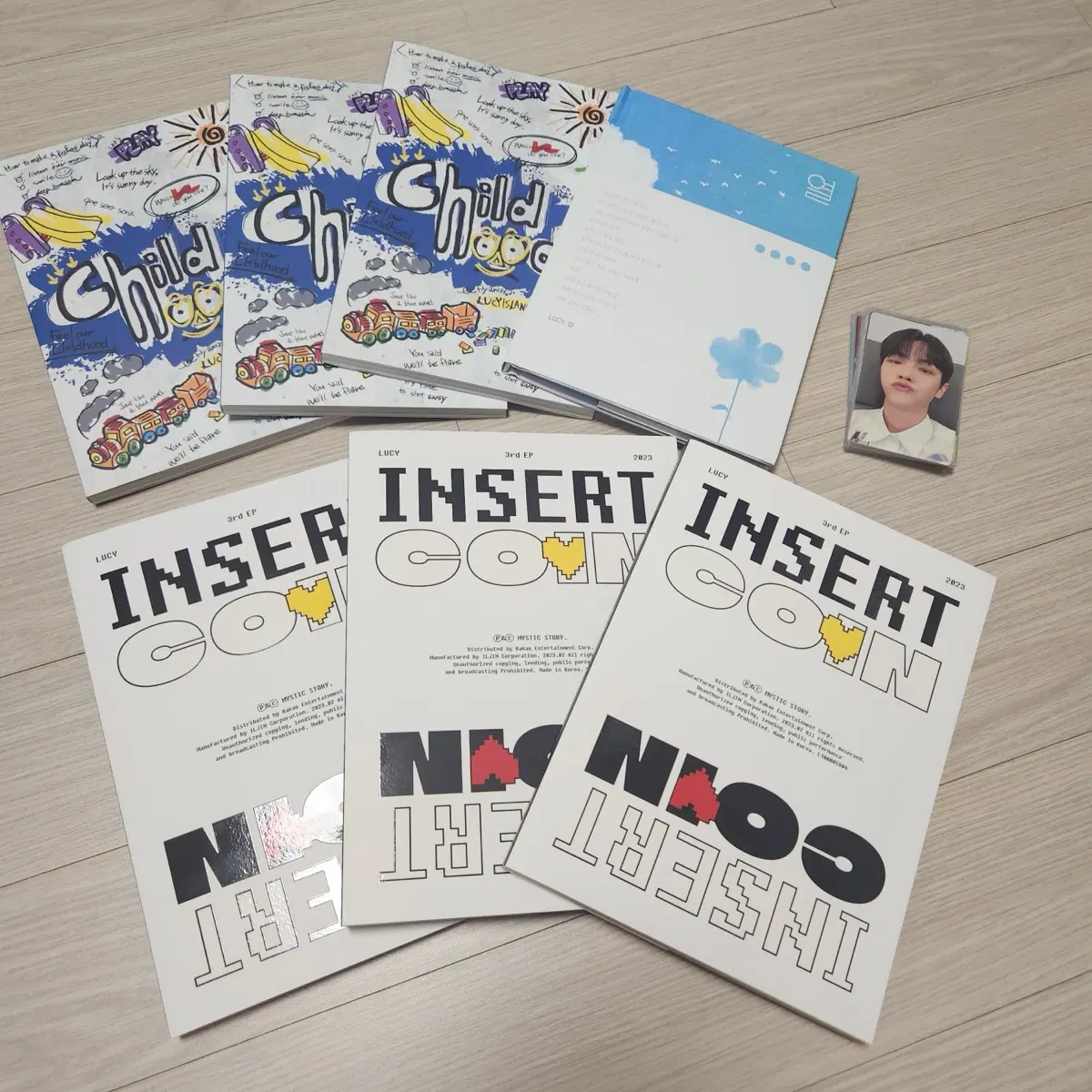 (가격인하) 루시 차일드후드(childhood) 인서트코인(insert coin) 열 앨범/케타포 디마뮤 미공포