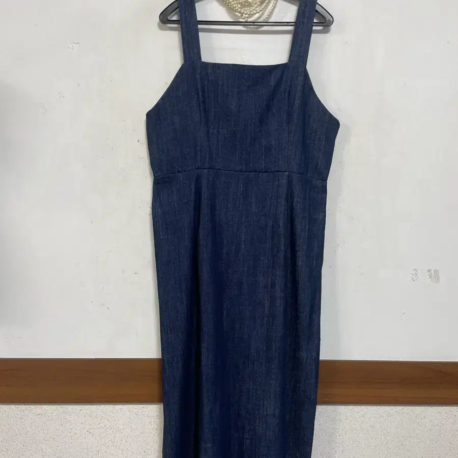 특가새)N6931 청 롱 원피스.데님.뷔스티에.
