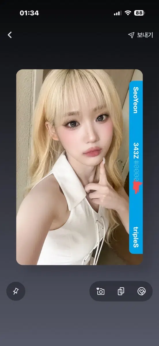 트리플에스 윤서연 aa343 dco 오브젝트
