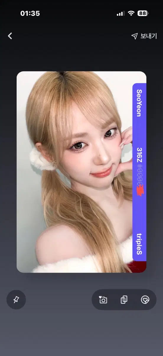 트리플에스 윤서연 bb316 dco 오브젝트