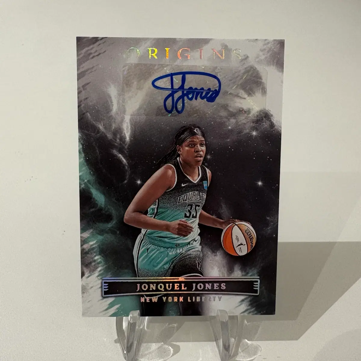 오리진스 WNBA 뉴욕 리버티 존켈 존스 오토 카드