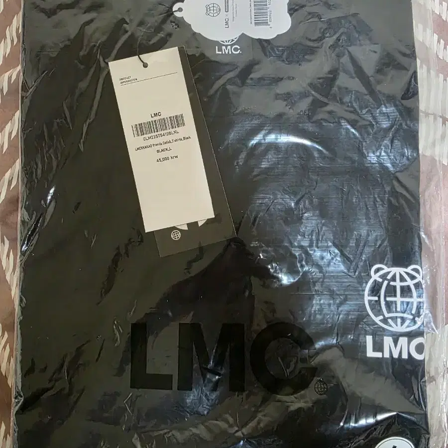 카카오프렌즈 춘식이 X LMC 콜라보 반팔티셔츠(새상품)