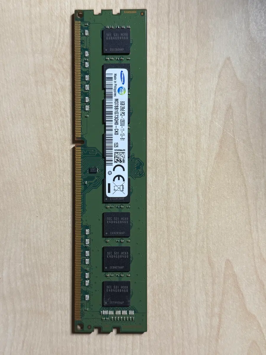 삼성 DDR3 8GB PC3-12800U 1600 데스크탑 램
