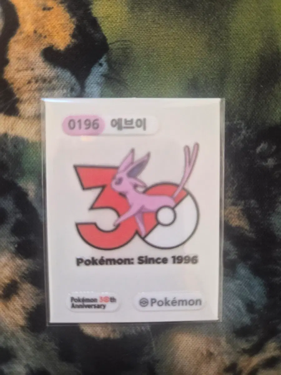 30주년 로고 에브이 띠부씰