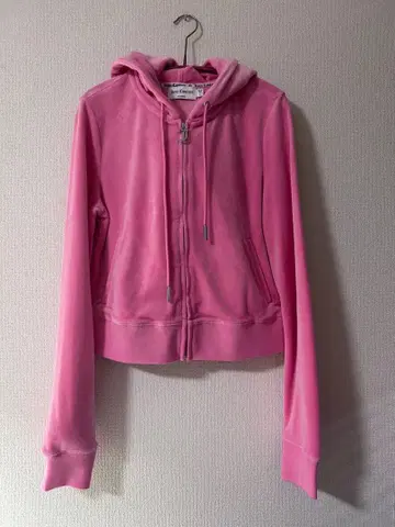 JUICY COUTURE 벨로아 큐빅 후드티 헤이세이 갸루 y2k