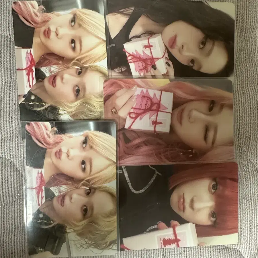 에스파 2024 핑크 크리스마스 포카 양도