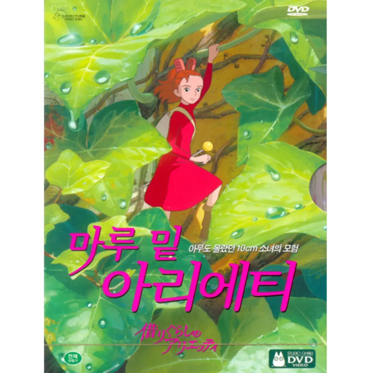 마루 밑 아리에티 영화 DVD 디비디 지브리