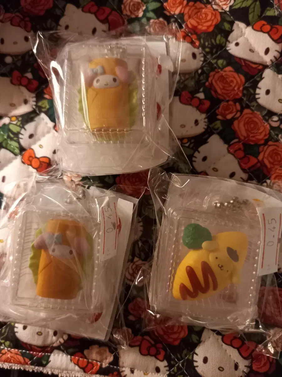 산리오 나리키리 반찬 오므라이스 폼푸 마멜 가챠