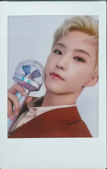 SEVENTEEN BE THE SUN HOSHI 인스턴트 포토 카드 배경 화이트