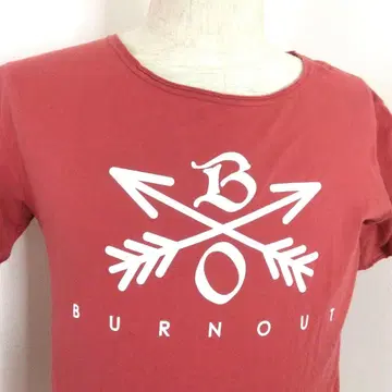 BURNOUT 버나웃 티셔츠 M 사이즈 일본제 코튼 100%