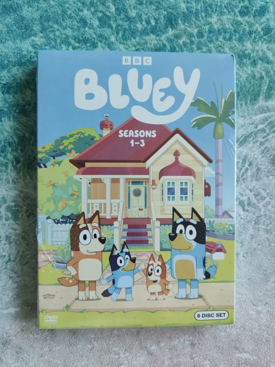 새제품 블루이 시즌 1-3 DVD 6 디스크 세트