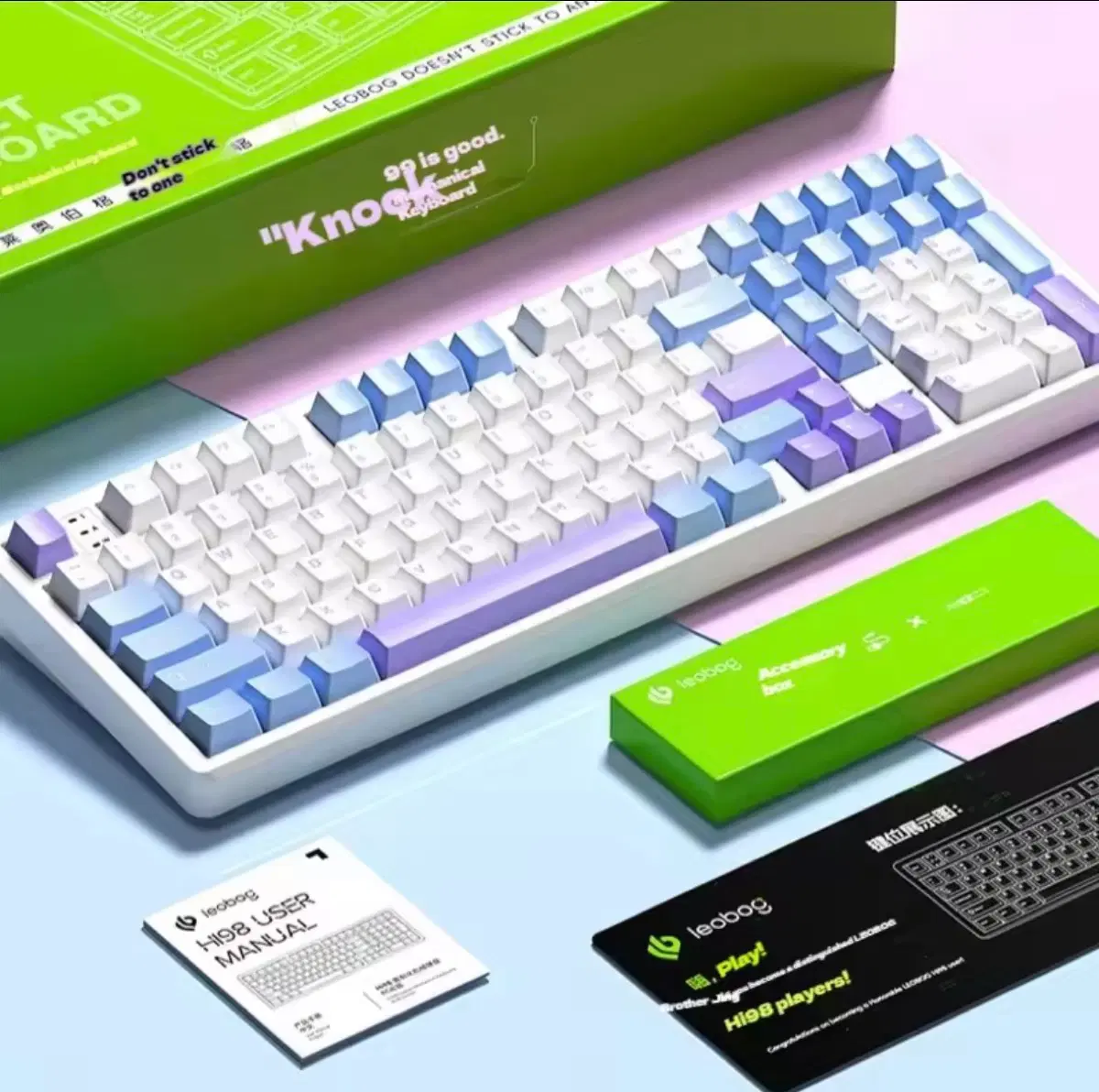 레오보그 LEOBOG HI98 기계식 키보드 화이트