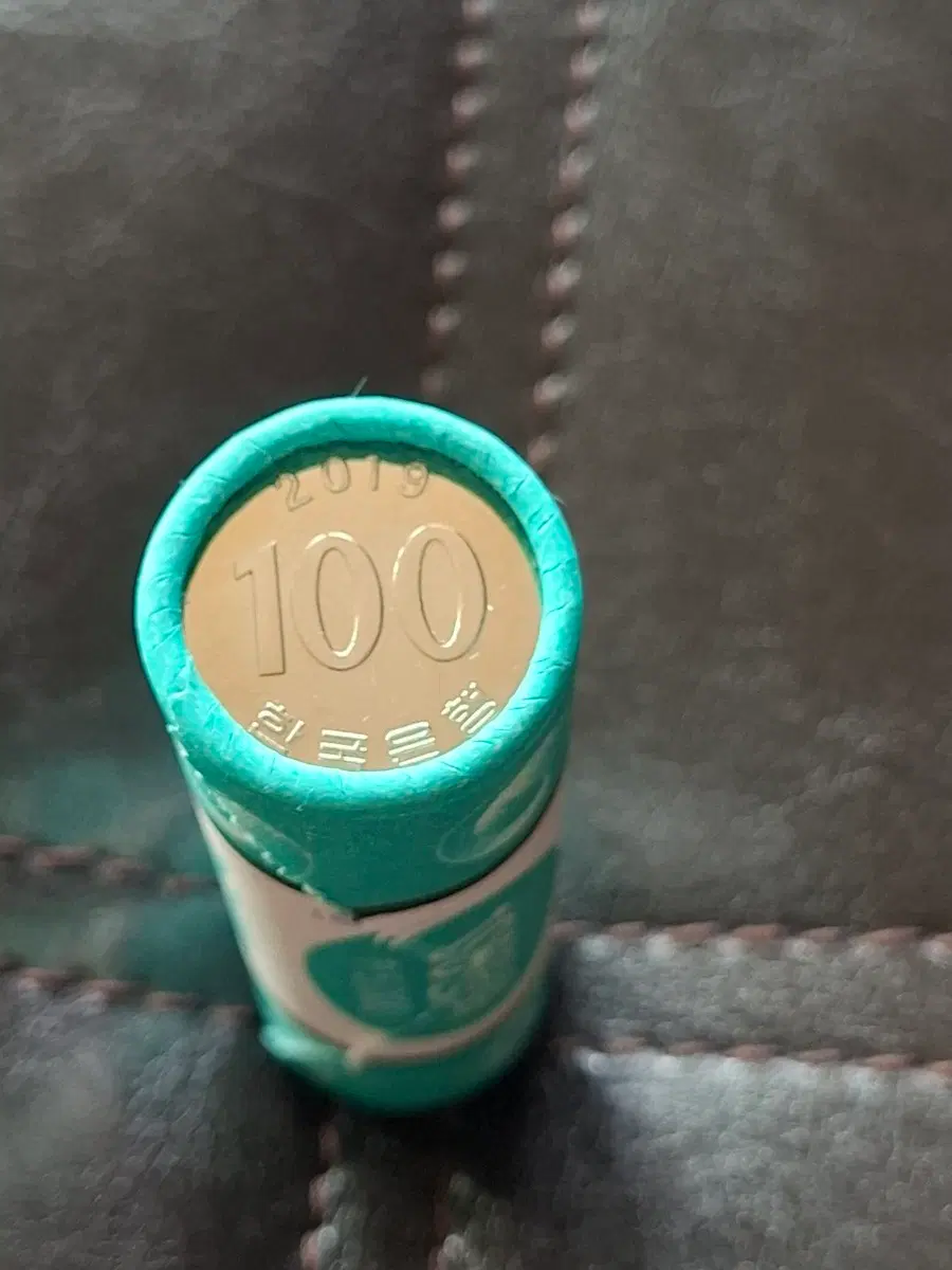 2019년100원 완전미사용 롤주화