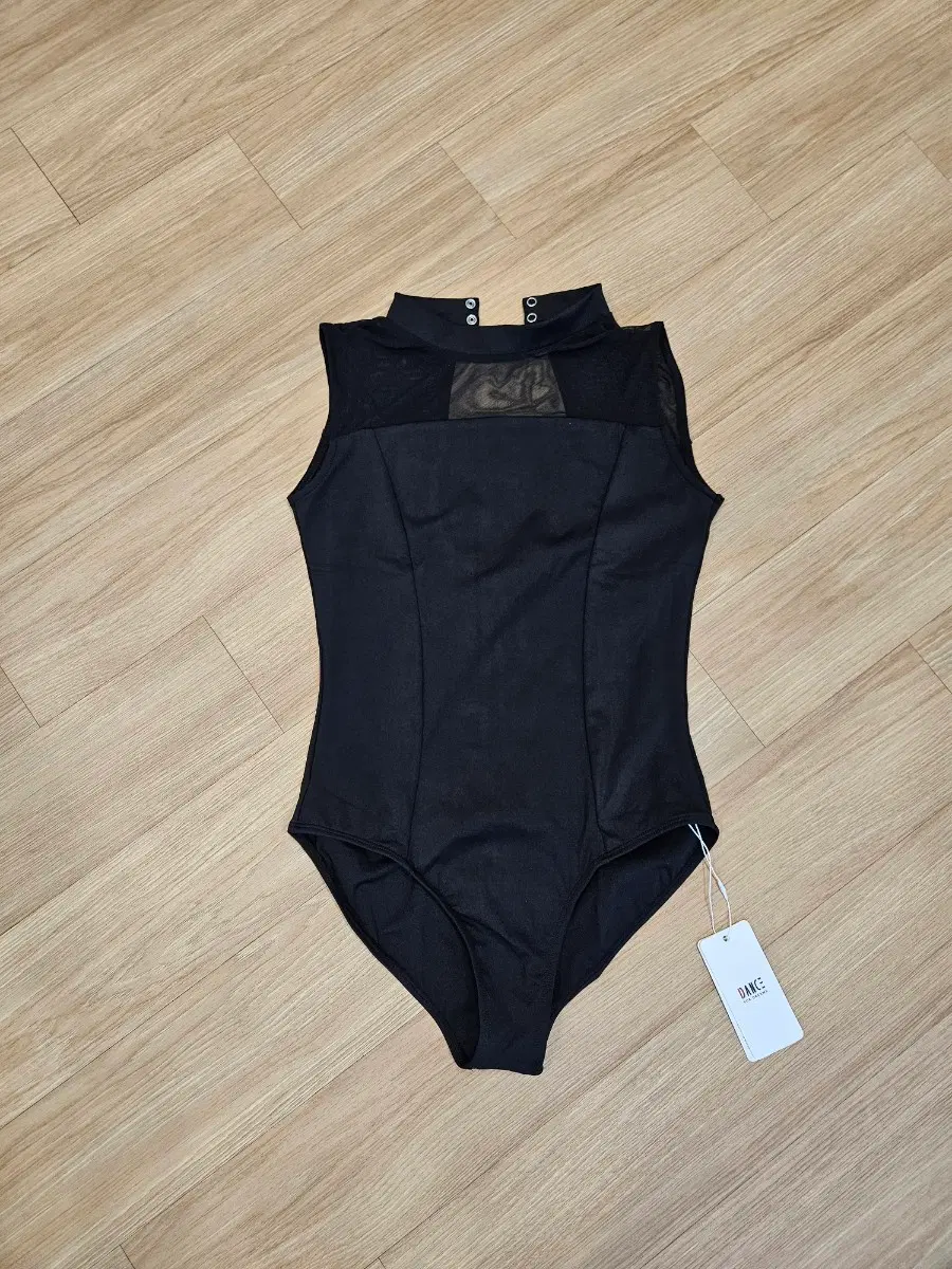 (새상품) 스탠카라 발레복 레오타드 블랙 XL(L 추천)