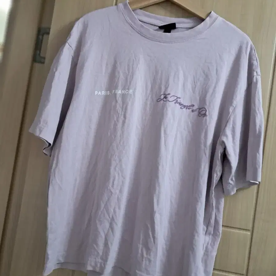 H&M 파리 프랑스 반팔 티셔츠 라벤더