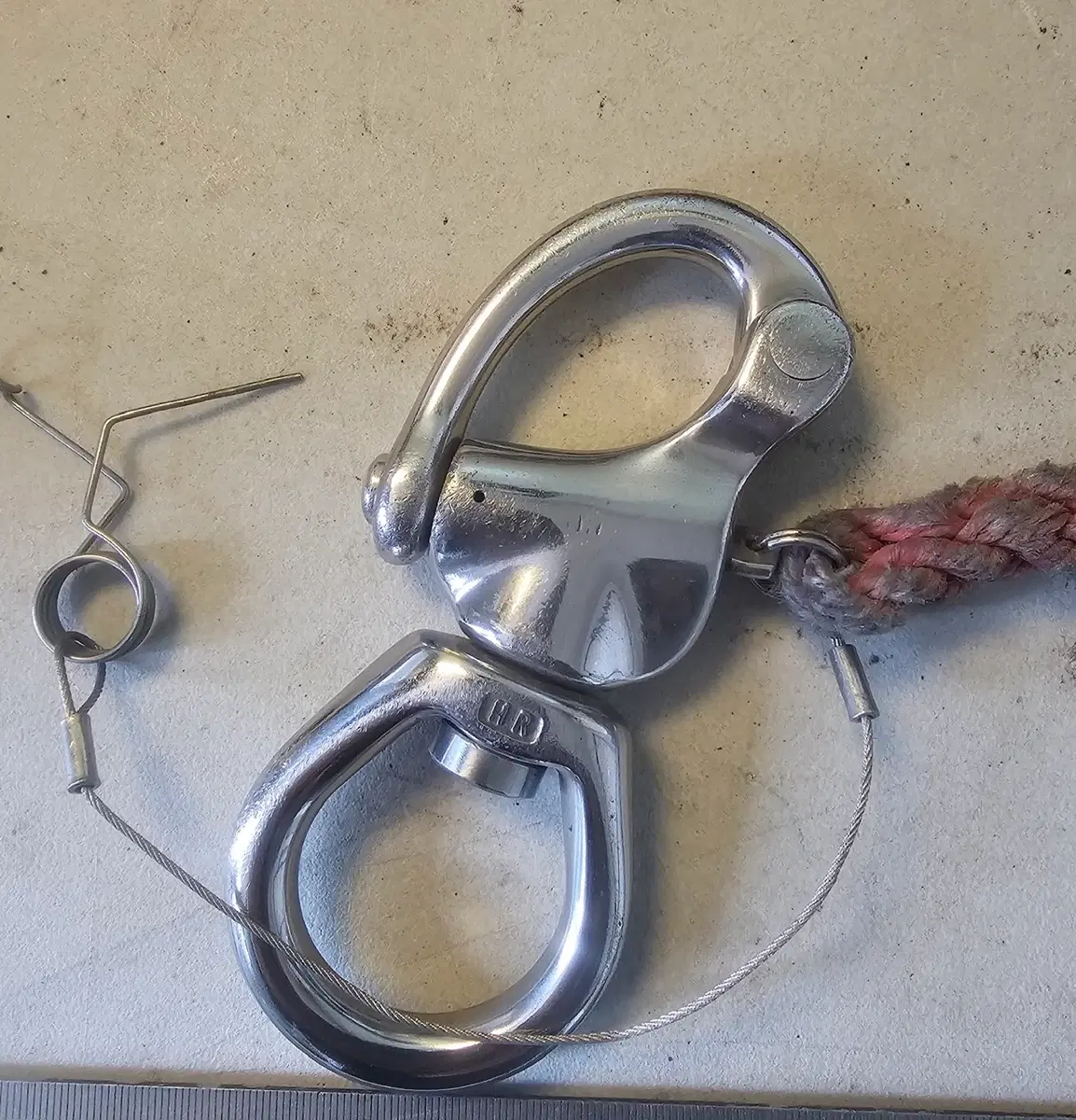 Wichard 스위블 아이 스냅 샤클(Quick Release Swivel Snap Shackle)