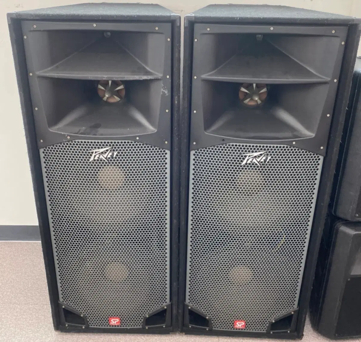 Peavey SP 스피커 2통 /BOSTONAOUDIO 파워앰프 같이 드립니다.