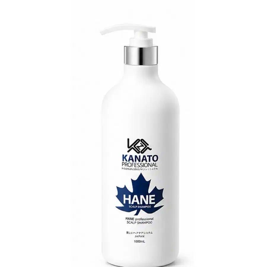 (사은품증정)카나토 하네 스칼프케어 지성 두피 쿨샴푸 1000ml 대용량 약산성 무실리콘 미용실 일본샴푸