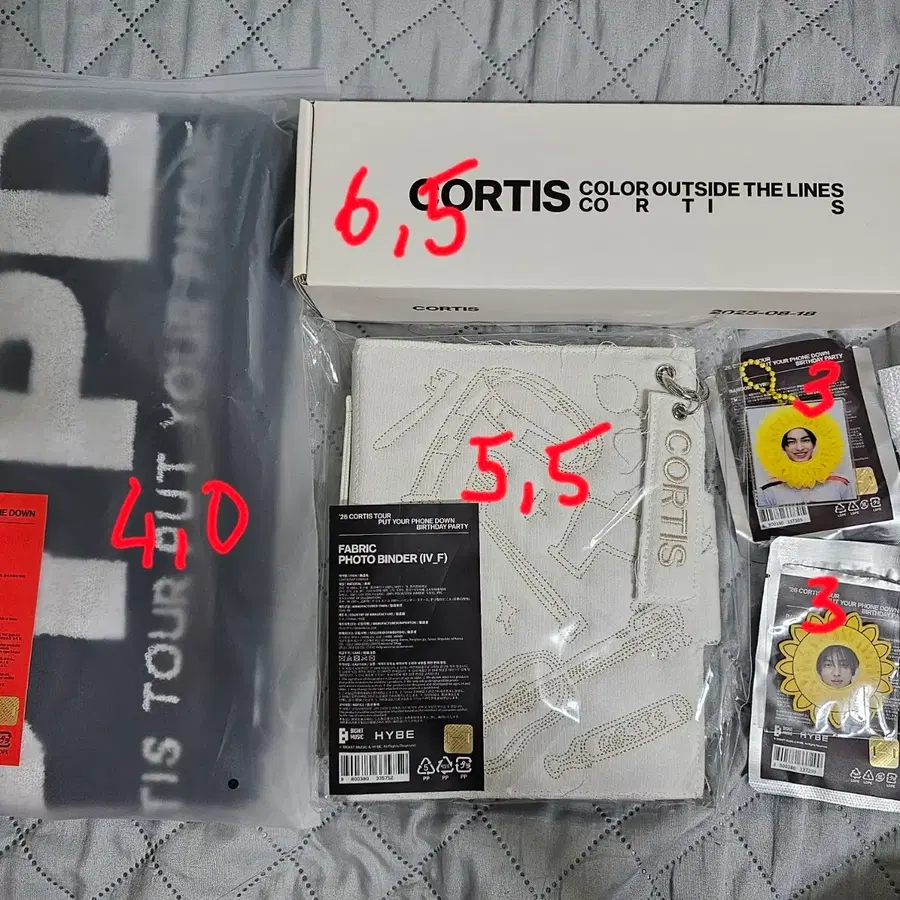 코르티스 cortis 팝업 슬로건 응원봉 바인더 스티커 키링 양도