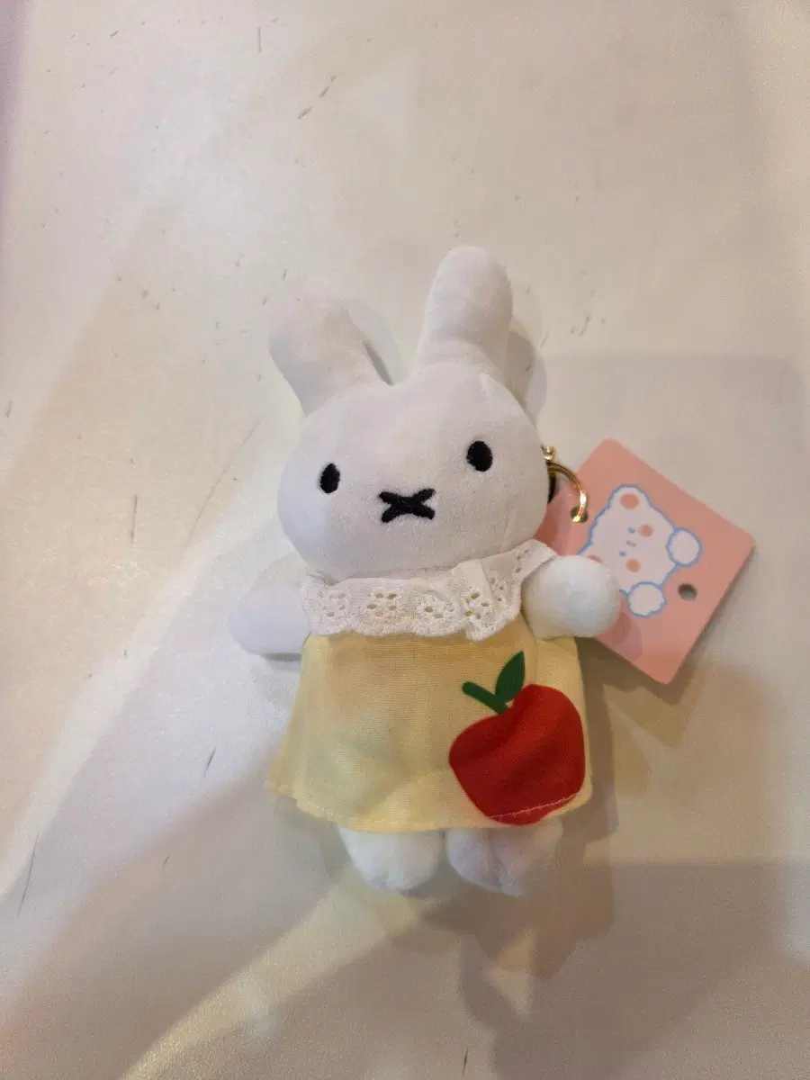 미피 사과 원피스 인형 키링