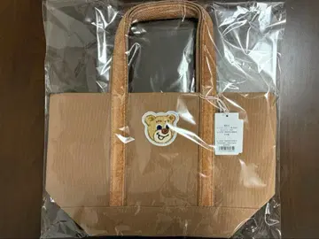 페이러 올드 테디 와펜 토트백 베이지 소 L