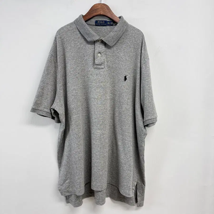 폴로 랄프로렌 남성 반팔 카라티 그레이 포니 XXL 빅사이즈 js76