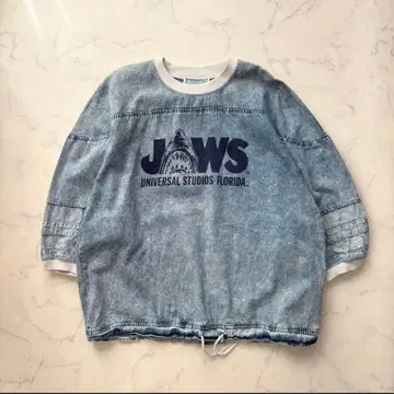 유니버설 스튜디오 플로리다 JAWS 데님 TEE