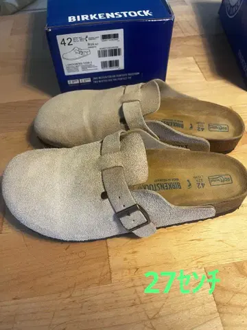 새상품급 Birkenstock 보스턴 토프 27cm