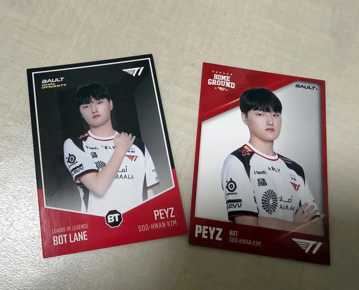 T1 PEYZ 볼트 포토카드 2종
