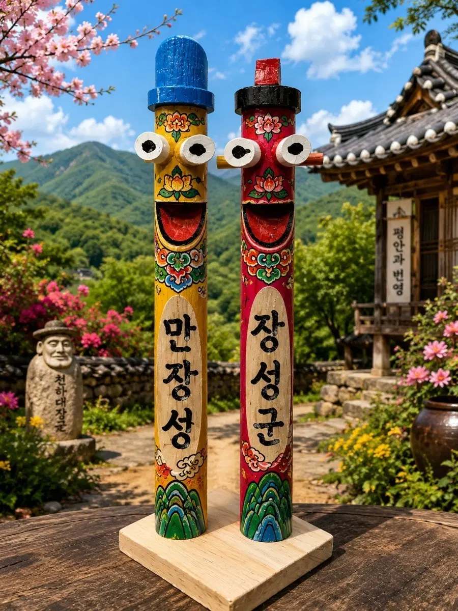 원목 미니장승 만들기
