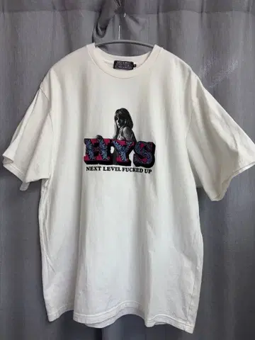 HYSTERIC GLAMOUR HYS 티셔츠 화이트 XL