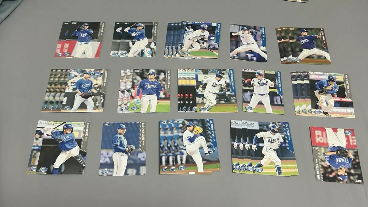 KBO 크보 카드 삼성 라이온즈 어웨이 노말 노멀