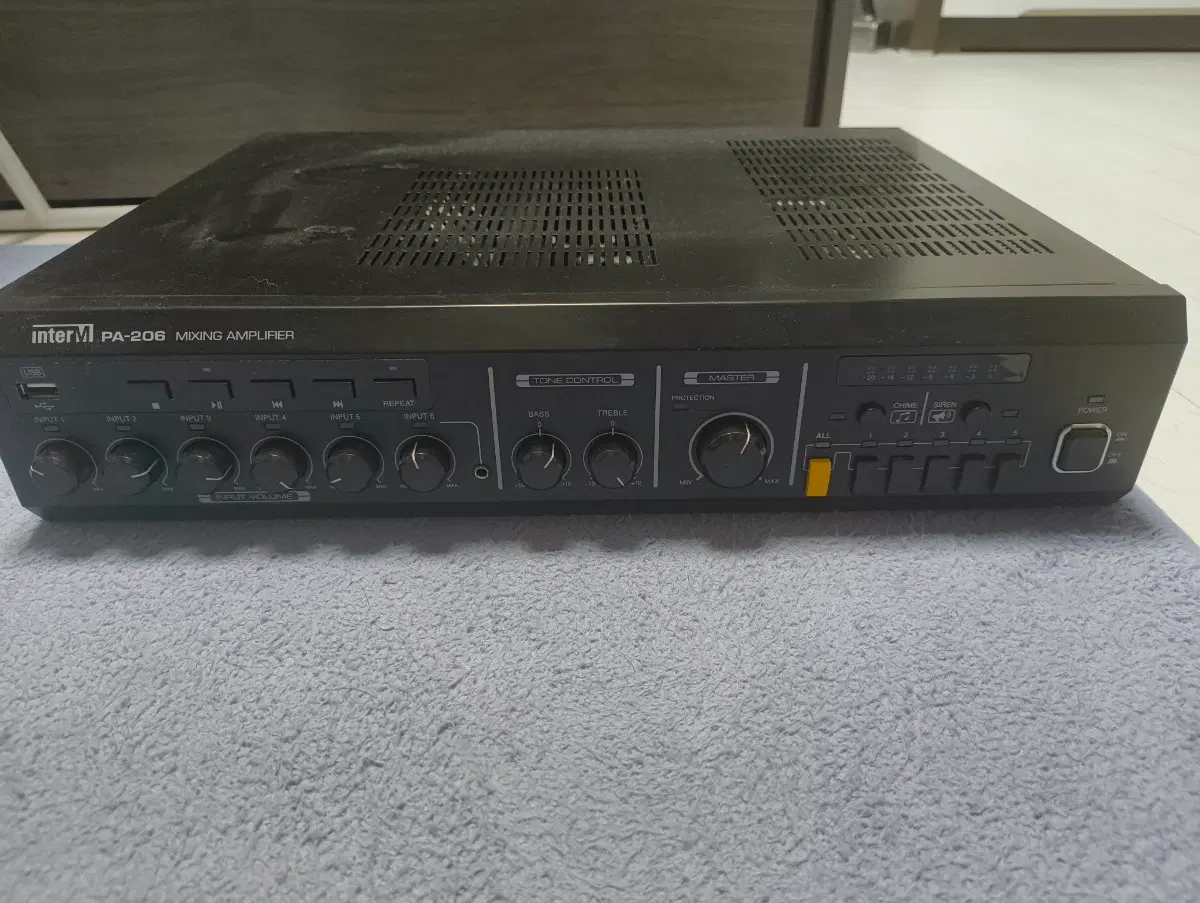 인터엠 PA-206 믹싱 앰프