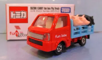 타카라토미 토미카/FUNBOXTOYS 아시아 한정판 스즈키 캐리 FUN BOX 돼지 트럭