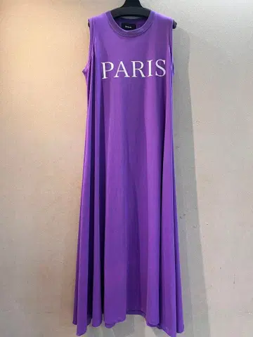 Account PARIS 슬리브리스 원피스 퍼플 사이즈 S 택 포함 새상품
