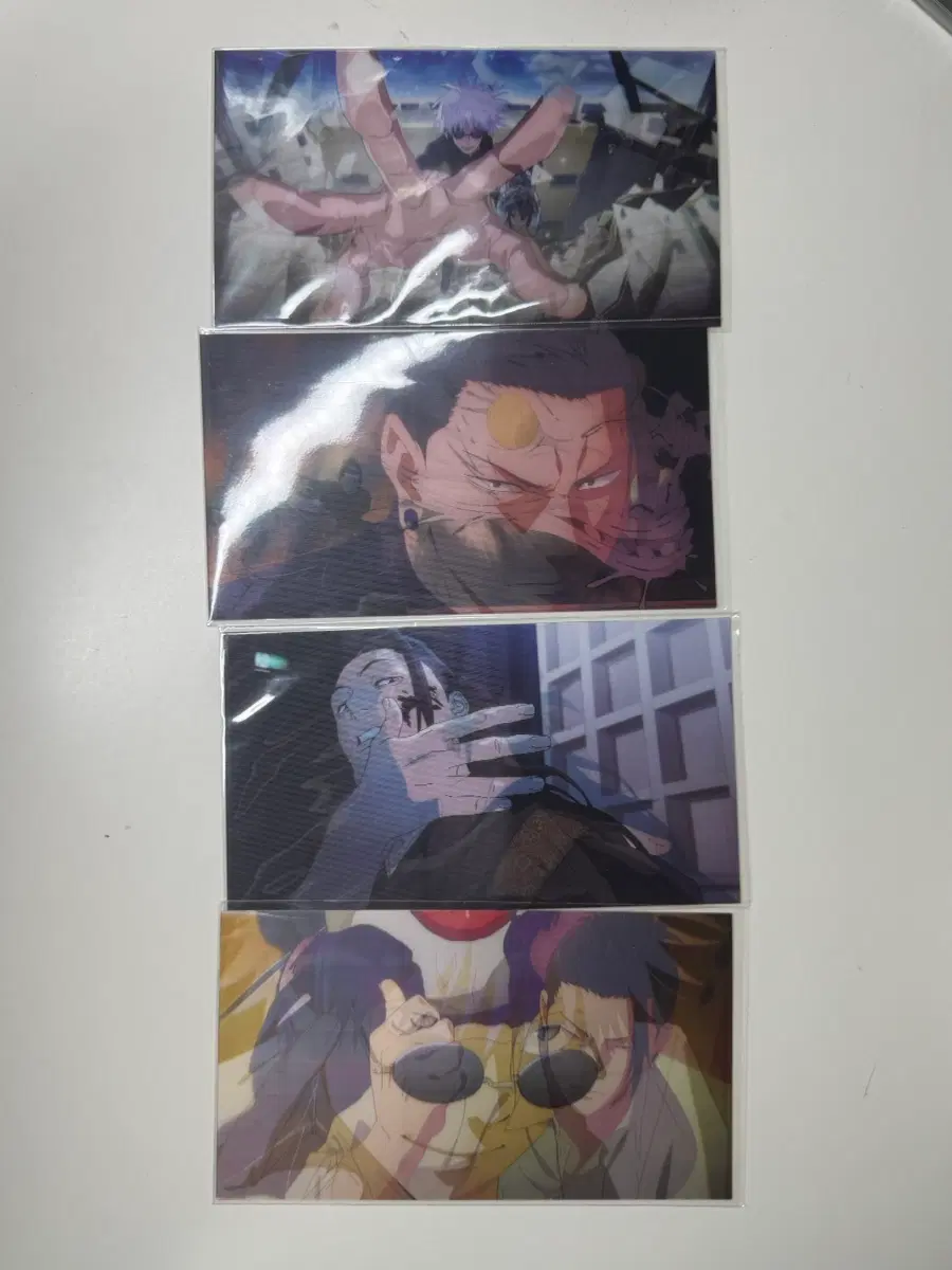 주술회전 회옥옥절 팝퍼블 콜라보카페 렌티큘러 엽서