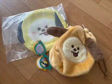 BT21 CHIMMY 복조리 파우치 메쉬 파우치 세트