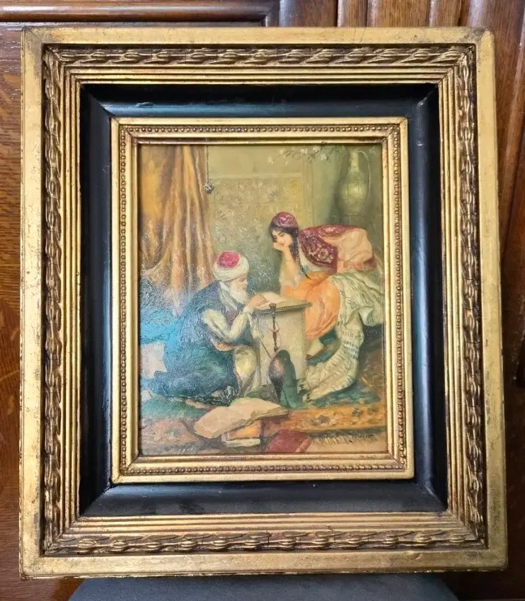 유화 바르크 인물화 그림