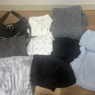 여성용 의류, 가방, 스커트 9점 묶음 판매